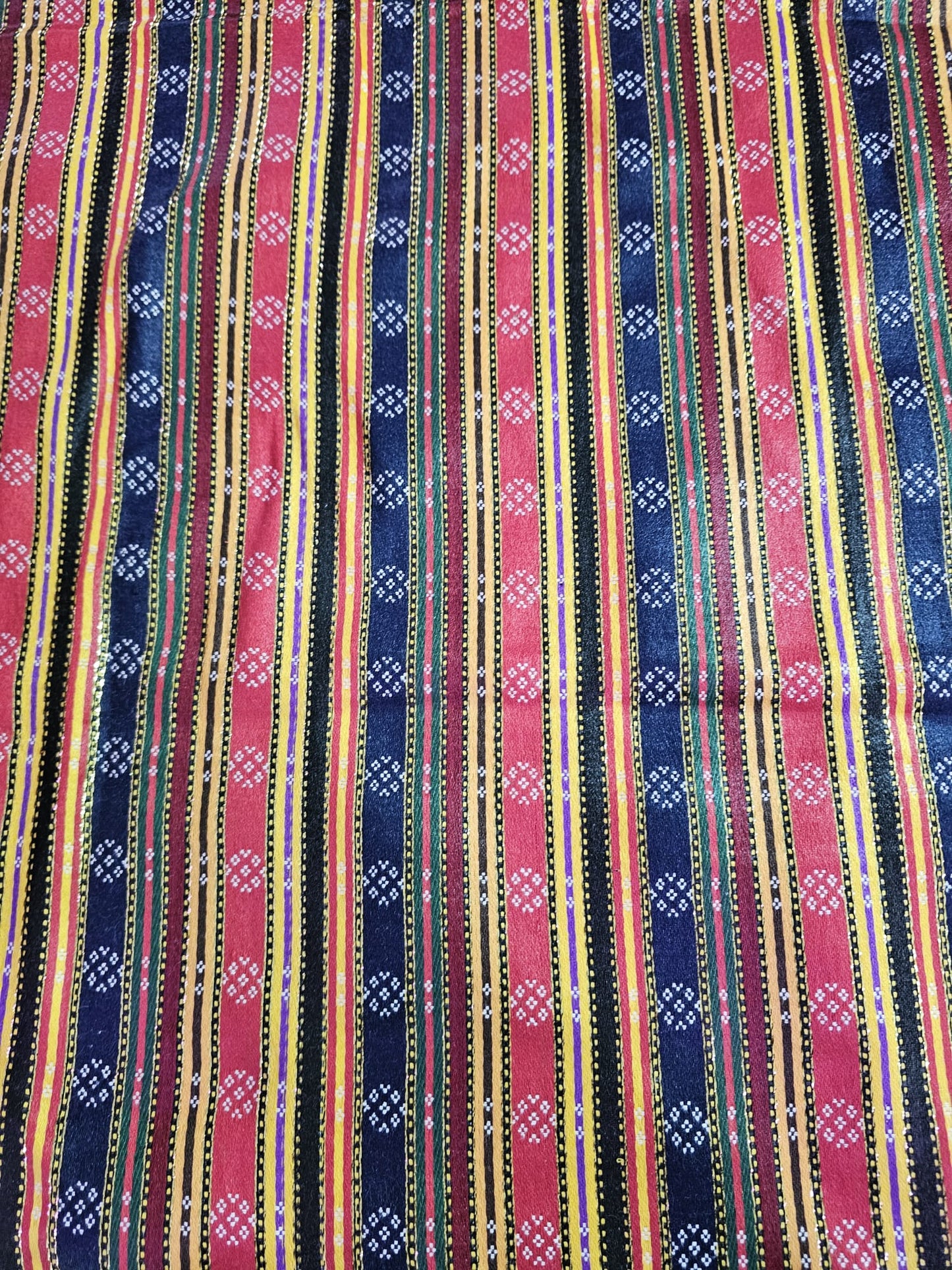 Syrian Saya Kashmir Fabric-seven Kings